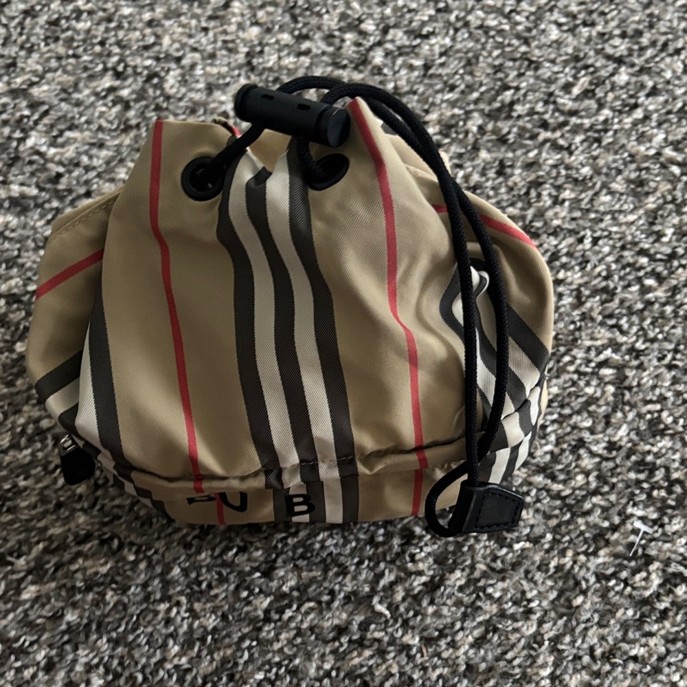 Burberry Classic Check Drawstring Pouch
